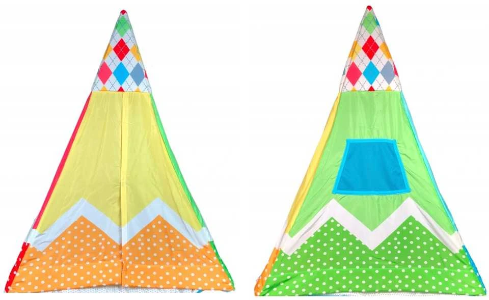 Žaidimų palapinė – lavinimo kilimėlis, tipis WIGWAM 2in1
