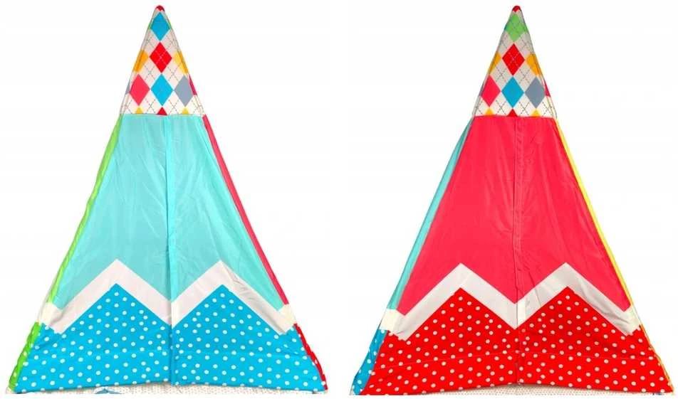 Žaidimų palapinė – lavinimo kilimėlis, tipis WIGWAM 2in1