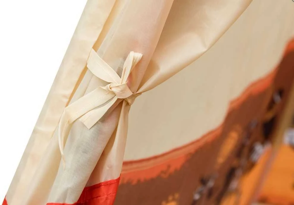 Žaidimų palapinė "Tipi" su 60 margaspalvių kamuoliukų