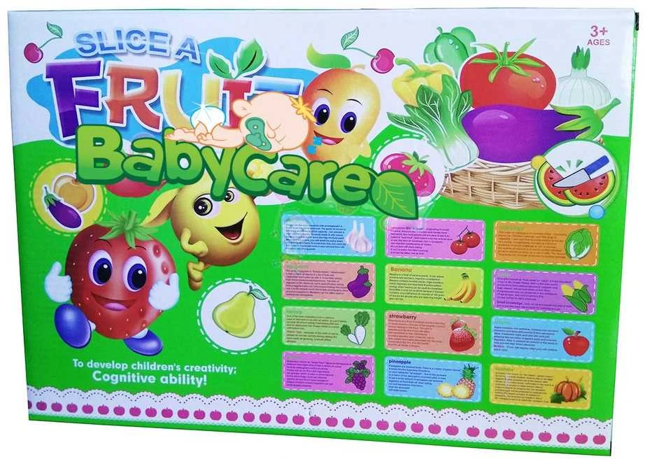 Žaislinės pjaustomos daržovės ir vaisiai Fruit
