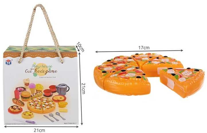 Kruzzel Žaislinis greito maisto rinkinys Play house