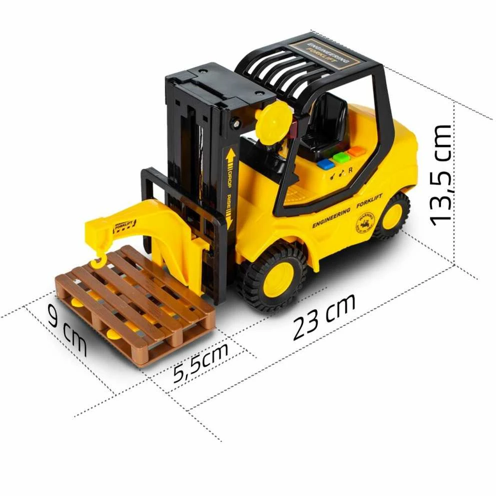 Lean Toys Žaislinis krautuvas su garsais ir šviesomis