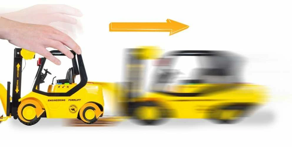 Lean Toys Žaislinis krautuvas su garsais ir šviesomis