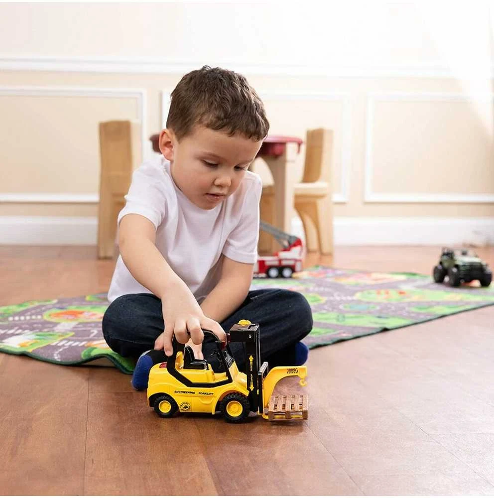 Lean Toys Žaislinis krautuvas su garsais ir šviesomis