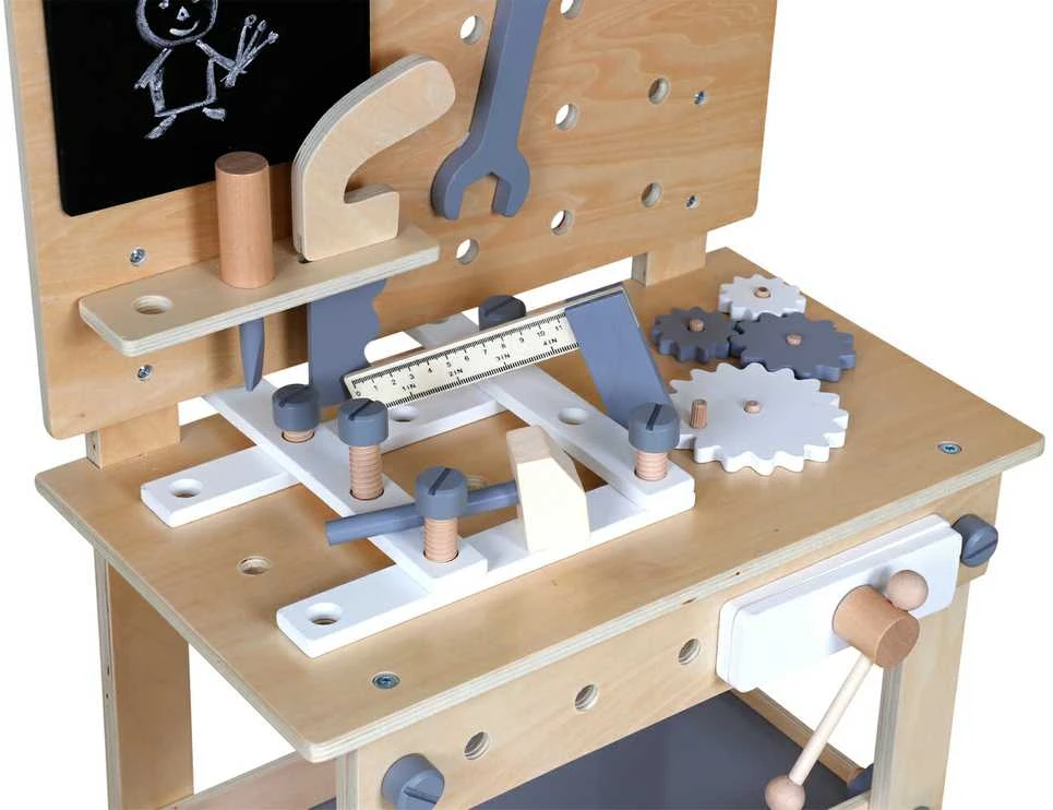 FunFit Žaislinis meistro įrankių rinkinys, įrankių komplektai Workbench With Tools