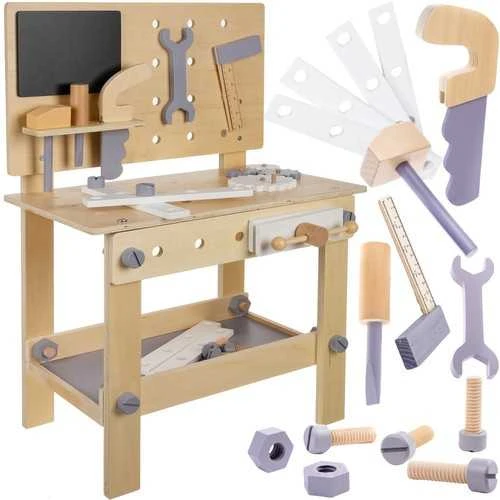 FunFit Žaislinis meistro įrankių rinkinys, įrankių komplektai Workbench With Tools