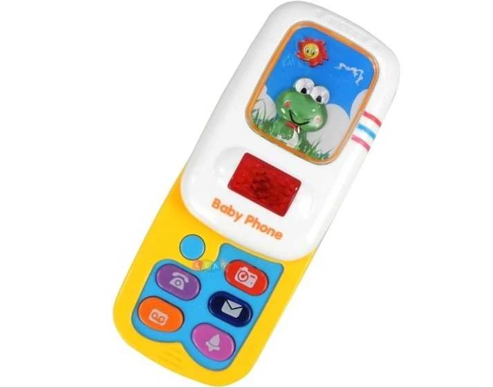 Malplay Žaislinis interaktyvus telefonas Varlytė su šviesa ir garsu, išskleidžiamas