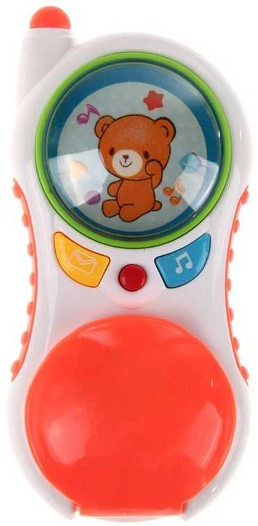 Malplay Vaikiškas muzikinis telefonas su atvartu