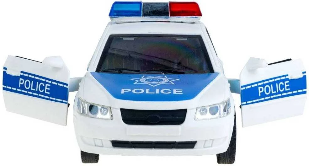 Malplay Policijos mašina su tikroviškais garsais, šviesa 1:16
