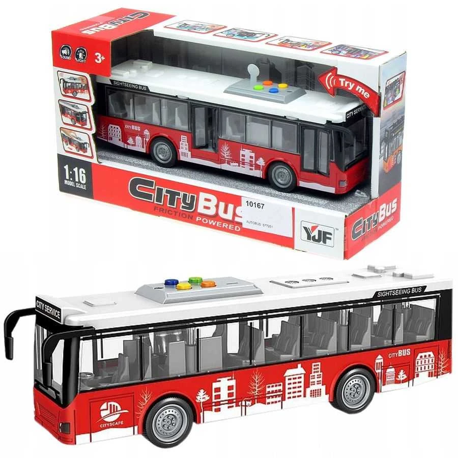 Malplay Žaislinis autobusas su šviesa, garsu ir atsidarančiomis durimis