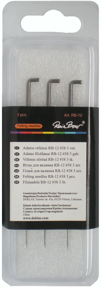 3 adatos Nr.36, 38, 40 rankiniam vėlimui RAINBOW® RB-12