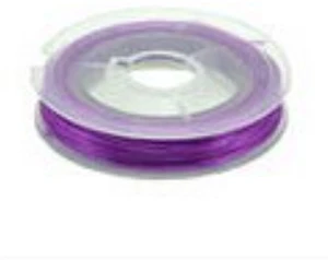 Elastingieij siūlai Nr. 50 karoliukų vėrimui RainBow® VERA V50 10 m, spalva violetinė