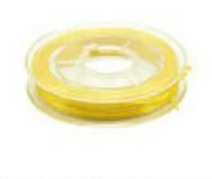 Elastingieij siūlai Nr. 50 karoliukų vėrimui RainBow® VERA V50 10 m, spalva ryškiai geltona