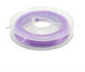 Elastingieij siūlai Nr. 50 karoliukų vėrimui RainBow® VERA V50 10 m, spalva šviesiai violetinė