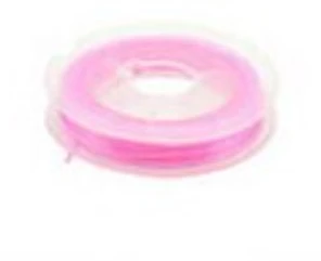 Elastingieij siūlai Nr. 50 karoliukų vėrimui RainBow® VERA V50 10 m, spalva rožinė
