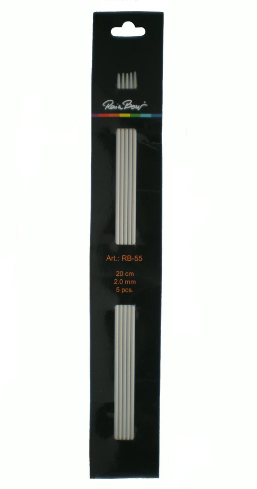 Metaliniai virbalai RainBow® RB-55, 5 vnt. 20 cm 2,0 mm