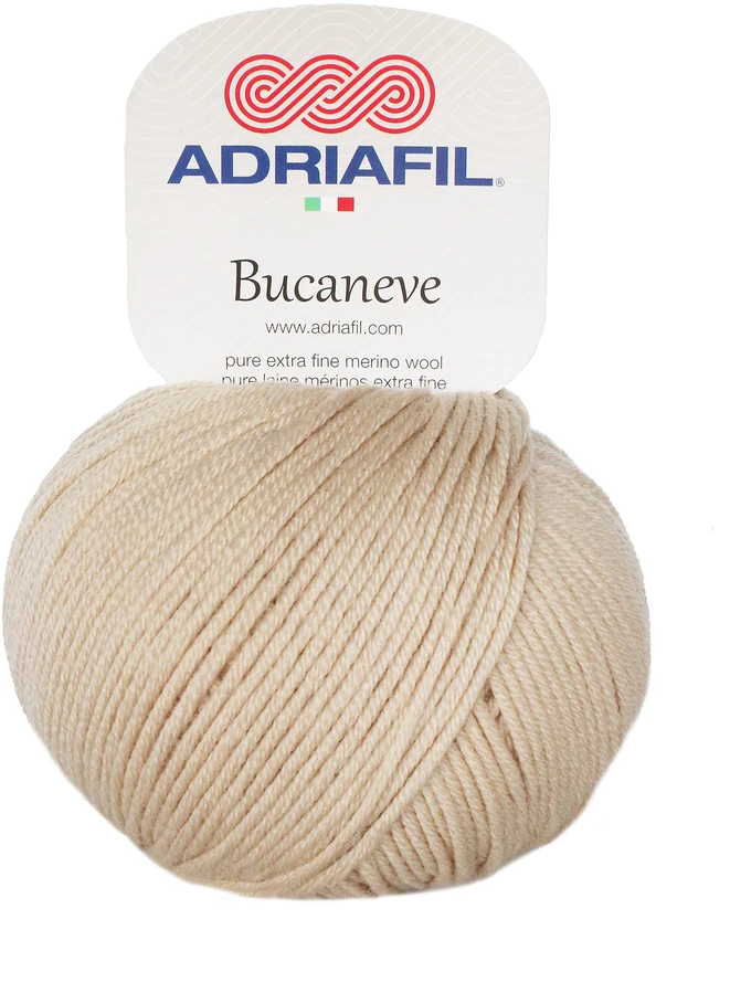 Mezgimo siūlai Adriafil Bucaneve 50 g , spalva 85