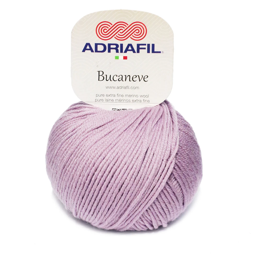 Mezgimo siūlai Adriafil Bucaneve 50 g , spalva 68