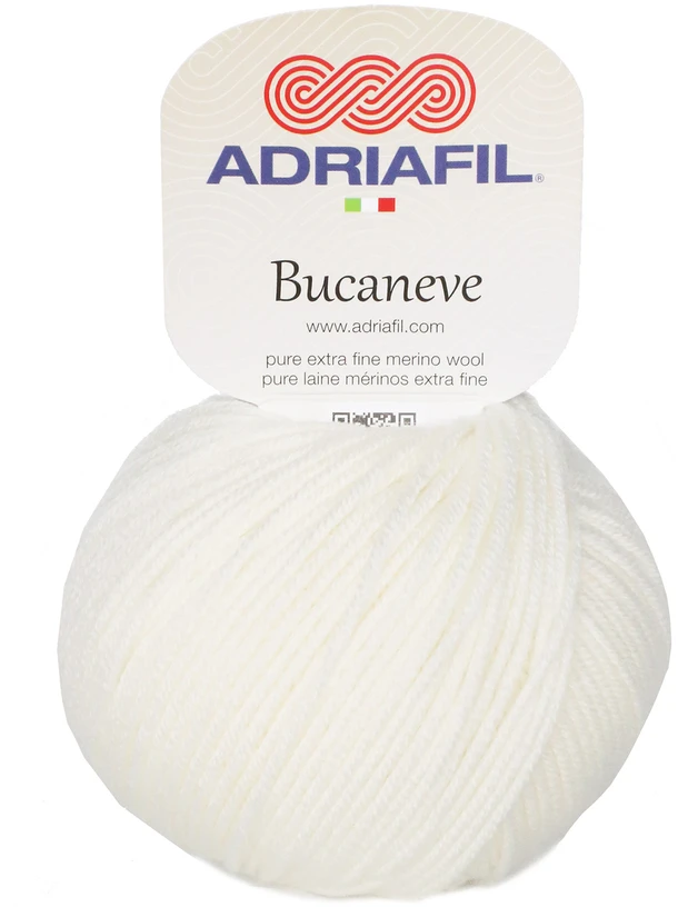 Mezgimo siūlai Adriafil Bucaneve 50 g , spalva 11