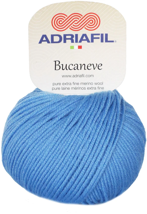 Mezgimo siūlai Adriafil Bucaneve 50 g , spalva 76