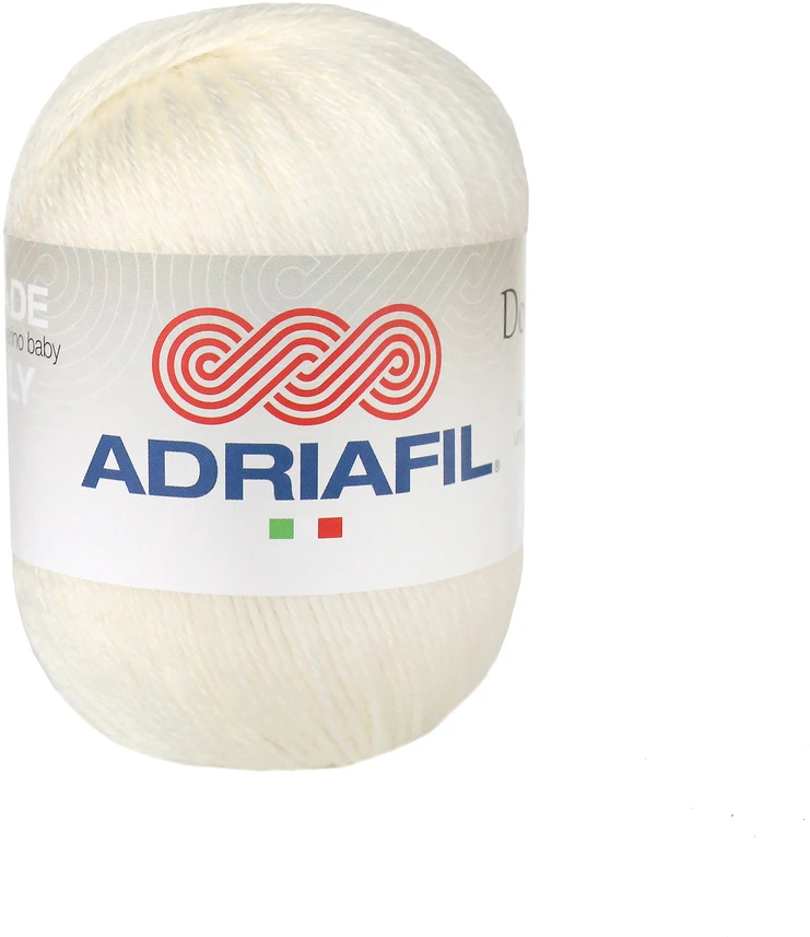 Mezgimo siūlai Adriafil Dolcezza Baby 25 g, spalva 11
