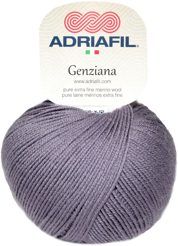 Mezgimo siūlai Adriafil Genziana 50 g, spalva 50