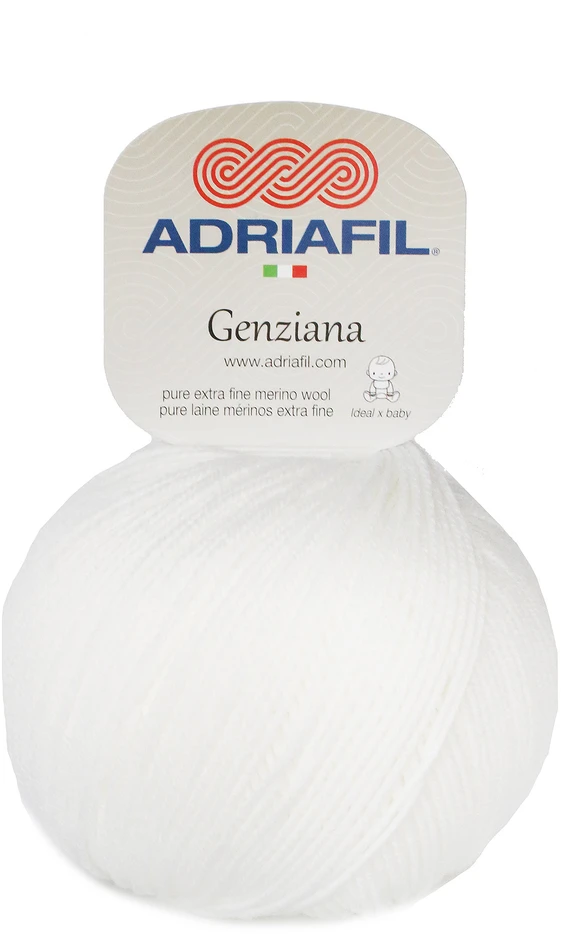 Mezgimo siūlai Adriafil Genziana 50 g, spalva 02