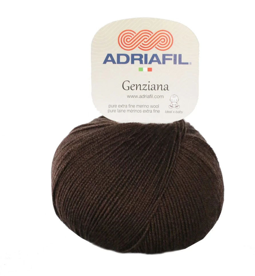 Mezgimo siūlai Adriafil Genziana 50 g, spalva 15