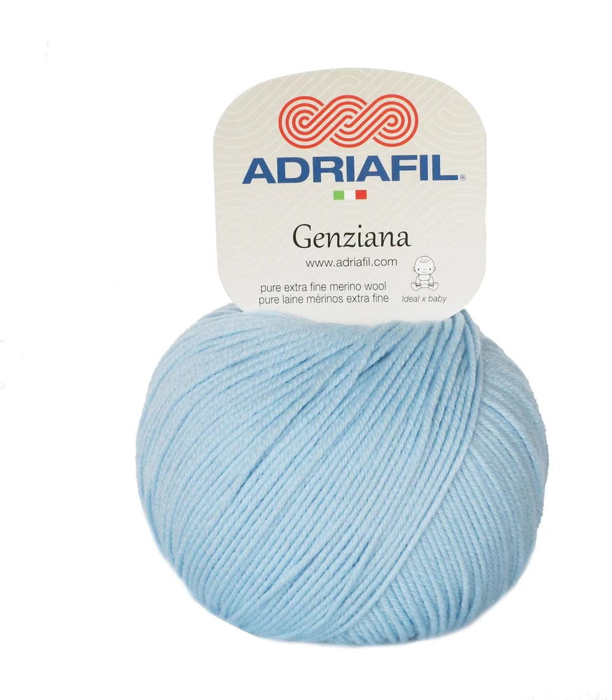 Mezgimo siūlai Adriafil Genziana 50 g, spalva 09