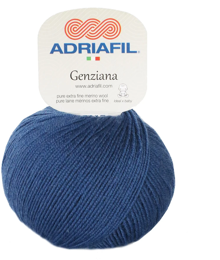 Mezgimo siūlai Adriafil Genziana 50 g, spalva 46