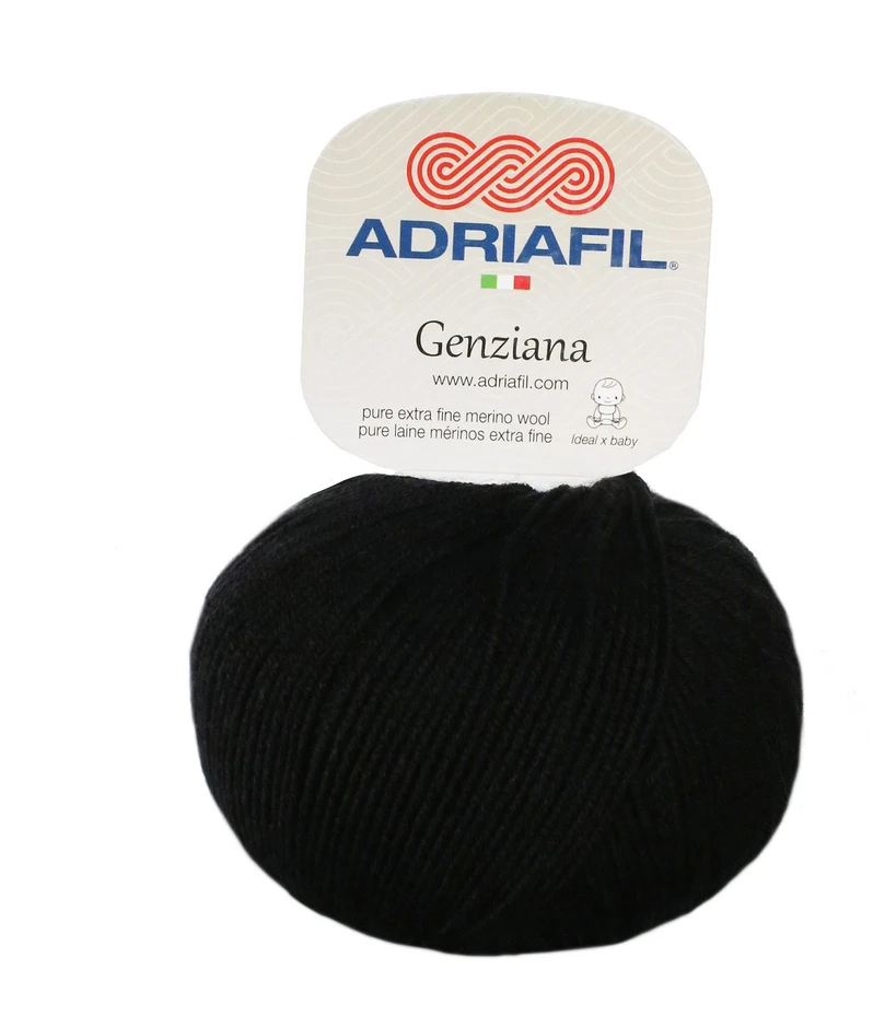 Mezgimo siūlai Adriafil Genziana 50 g, spalva 01