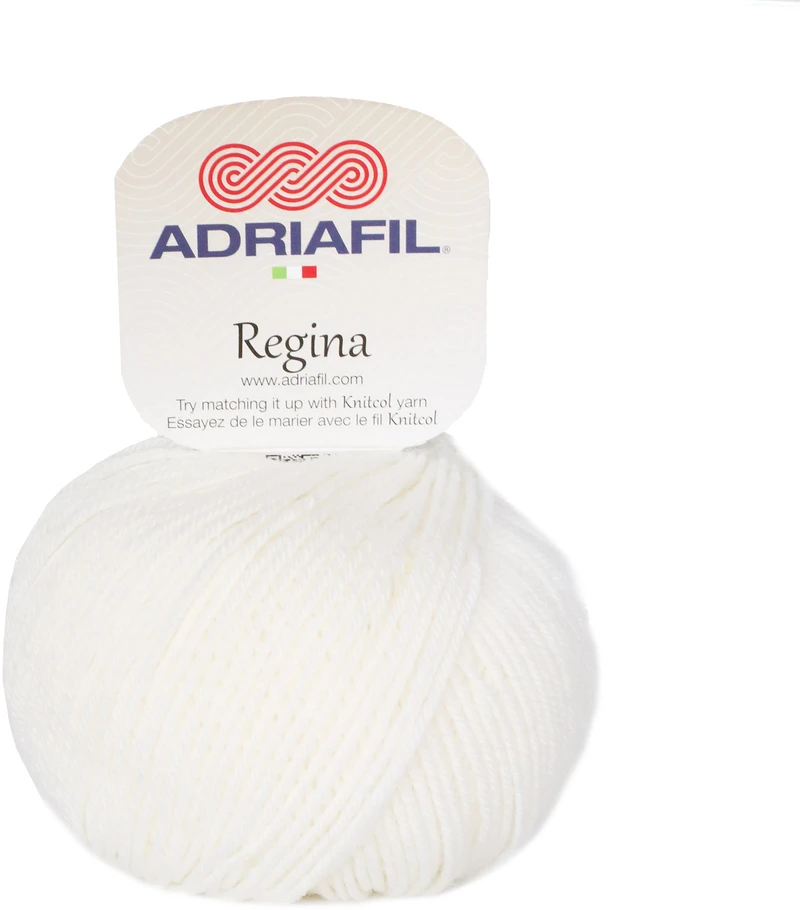 Mezgimo siūlai Adriafil Regina 50 g, spalva 02