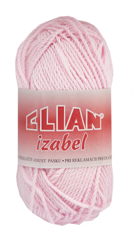 Mezgimo siūlai Elian Isabel 50 g, spalva 3661