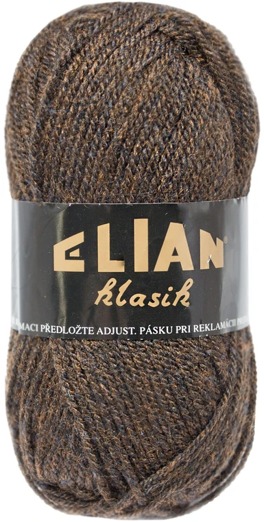 Mezgimo siūlai Elian Klasik 50 g, spalva 1444