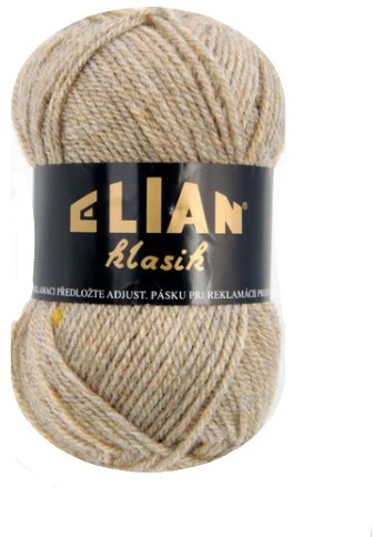 Mezgimo siūlai Elian Klasik 50 g, spalva 1450