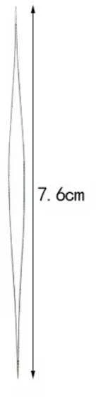 RAINBOW Adata karoliukų vėrimui 7,6 cm