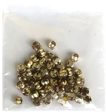 RAINBOW Akrilo akutės su prisiuvamu intarpu 2 mm 2,0 g, baltos