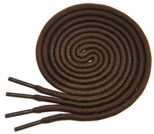 RAINBOW Apvalūs batraiščiai 3 mm 120 cm, spalva ruda