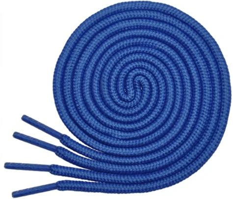 RAINBOW Apvalūs batraiščiai 3 mm 120 cm, spalva rugiagėlių