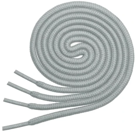 RAINBOW Apvalūs batraiščiai 3 mm 120 cm, spalva pilka