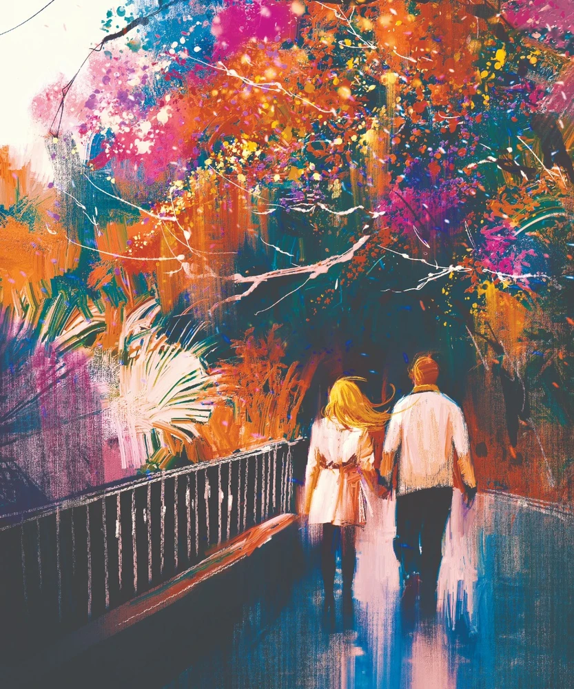 RAINBOW Deimantinio paveikslo-mozaikos 5D rinkinys (akučių klijavimas) 30x40 cm DK41162