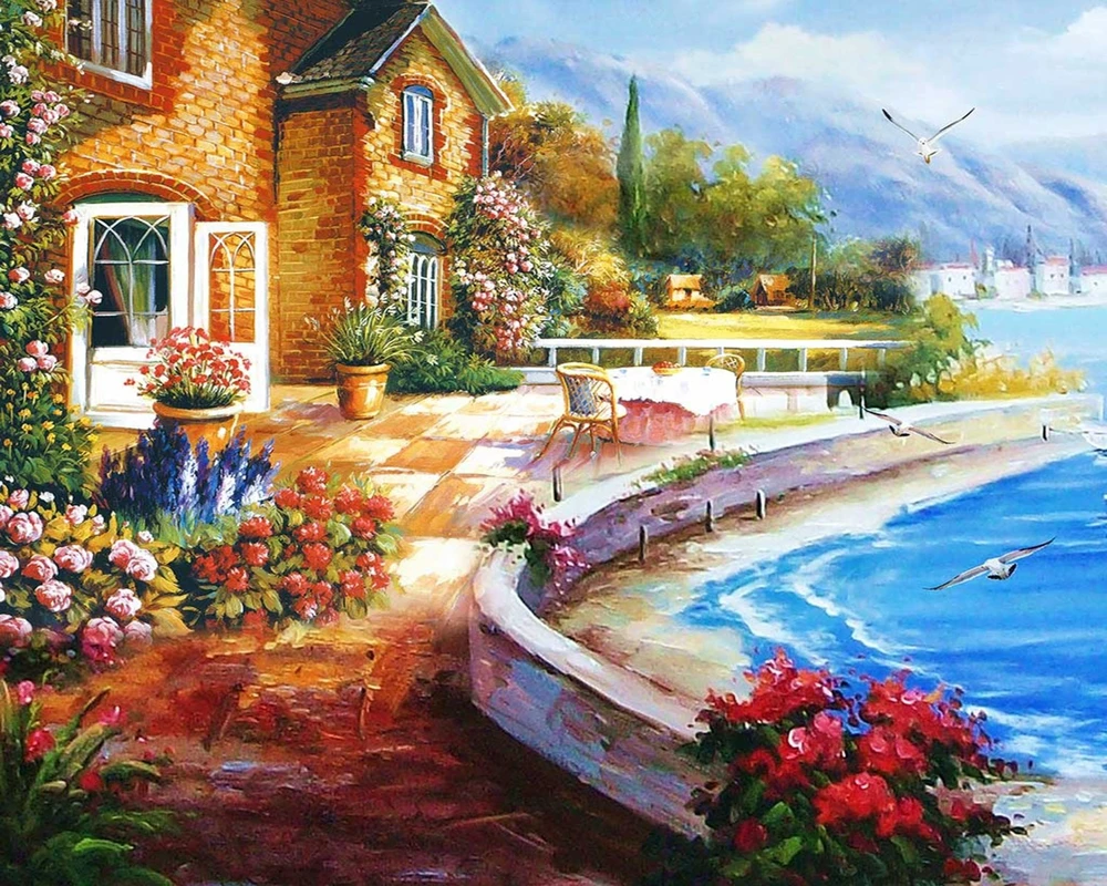 RAINBOW Deimantinio paveikslo-mozaikos 5D rinkinys (akučių klijavimas) 30x40 cm DK41173
