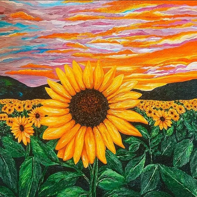 RAINBOW Deimantinio paveikslo-mozaikos 5D rinkinys (akučių klijavimas) 30x30 cm DK31100