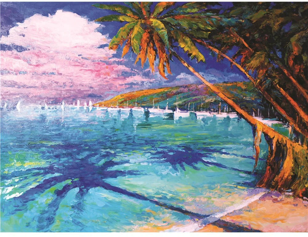 RAINBOW Deimantinio paveikslo-mozaikos 5D rinkinys (akučių klijavimas) 30x40 cm DK41082