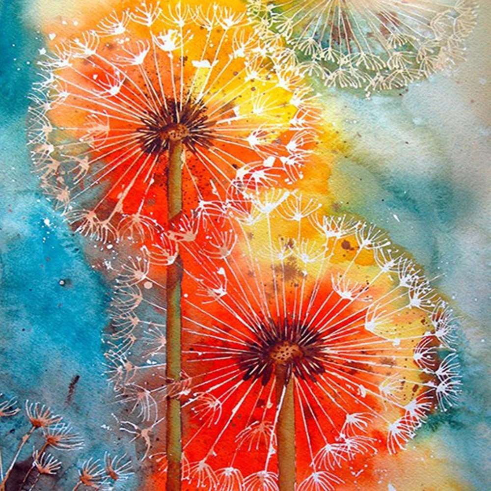 RAINBOW Deimantinio paveikslo-mozaikos 5D rinkinys (akučių klijavimas) 30x30 cm DK31104