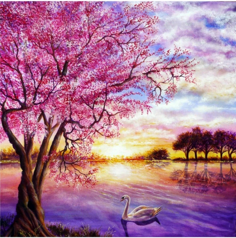 RAINBOW Deimantinio paveikslo-mozaikos 5D rinkinys (akučių klijavimas) 30x30 cm DK31108