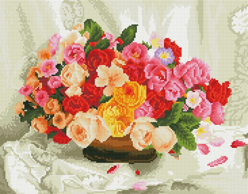RAINBOW Deimantinio paveikslo-mozaikos 5D rinkinys (akučių klijavimas) 30x40 cm DK41172