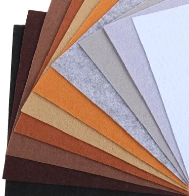 RAINBOW Dekoratyvinio veltinio rinkinys 2 mm, 20х30 cm, 10 vnt., Įvairios spalvos