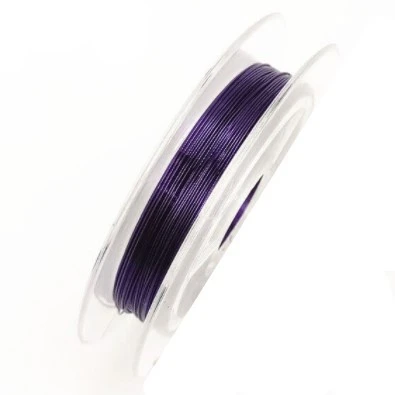 RAINBOW Vielutė rankdarbiams 0,3 mm, 10 m, spalva violetinė