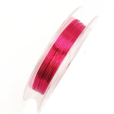 RAINBOW Vielutė rankdarbiams 0,3 mm, 10 m, spalva tamsiai rožinė